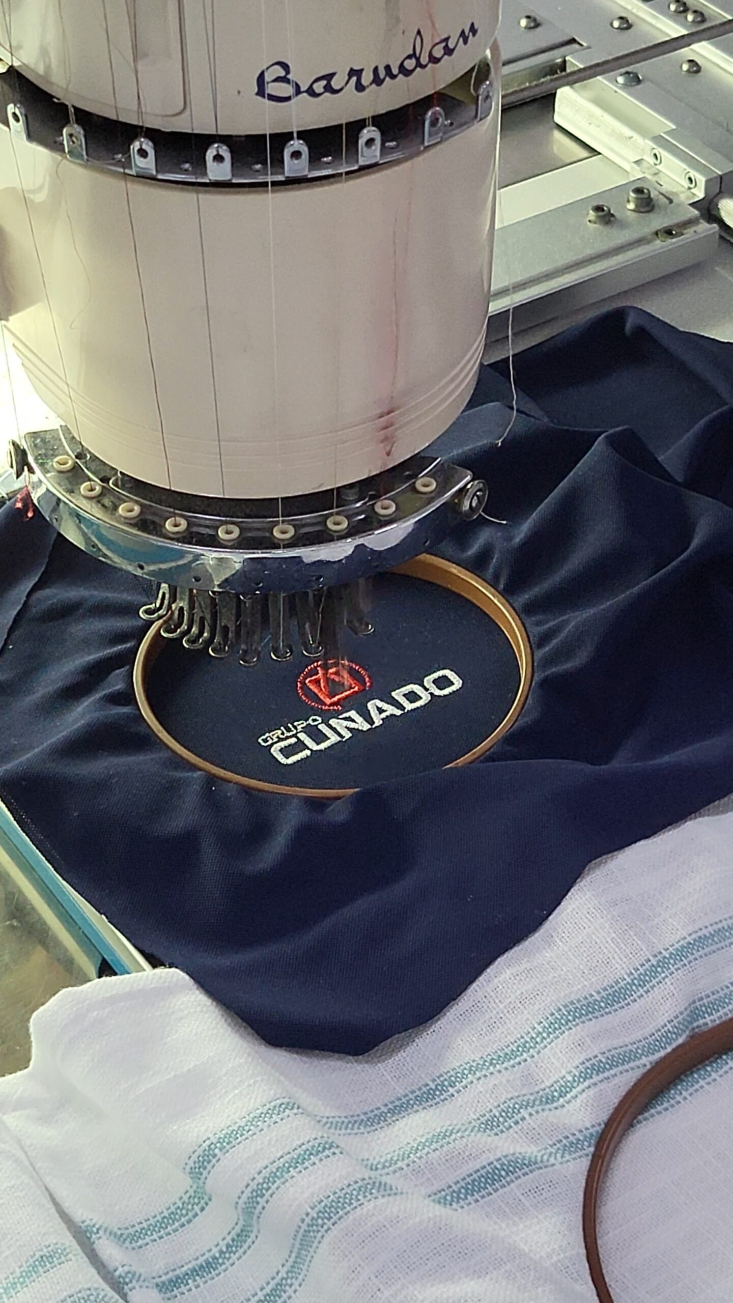 custom embroidery logo garment manufacturing