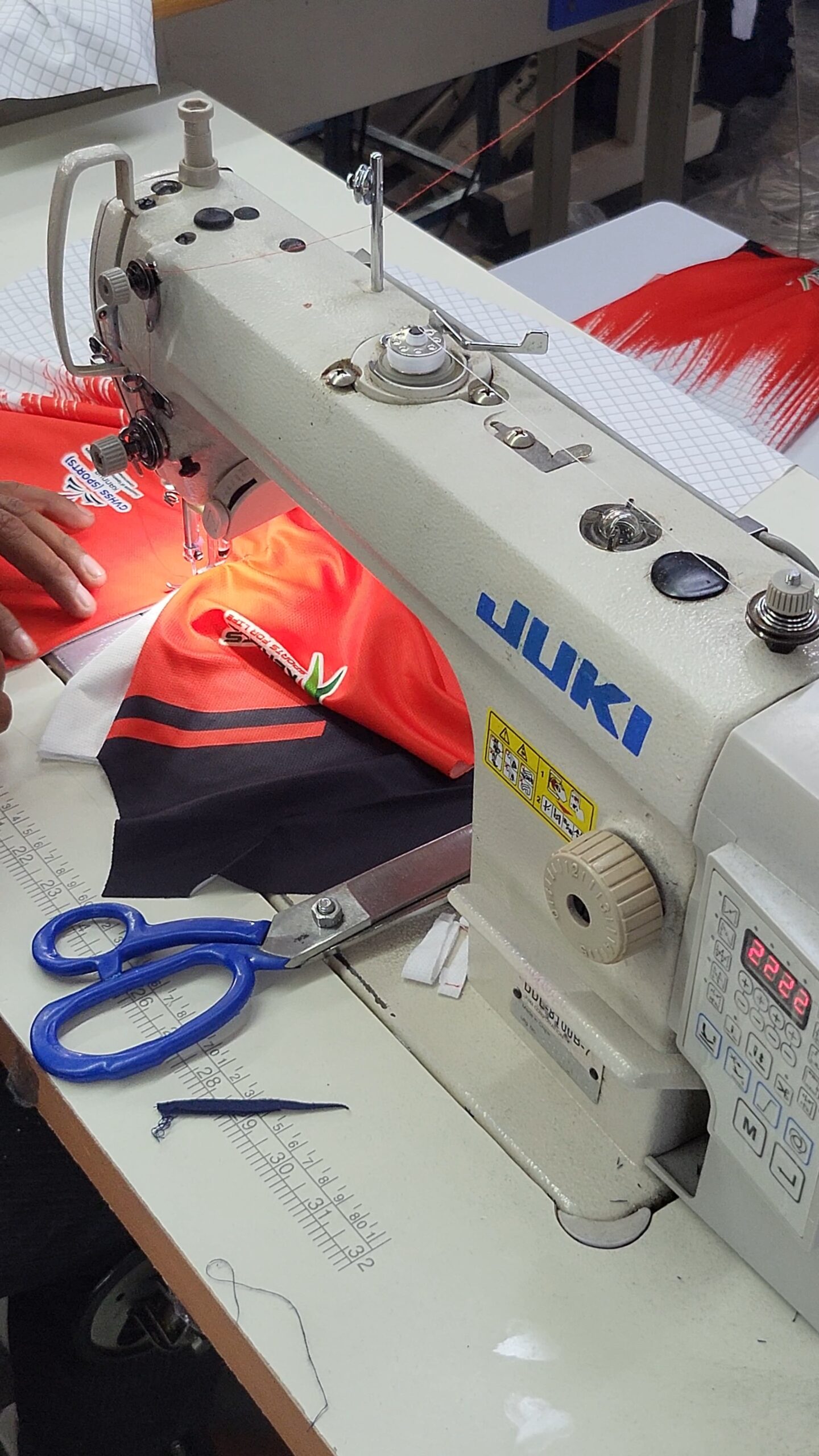 industrial stitching garment production