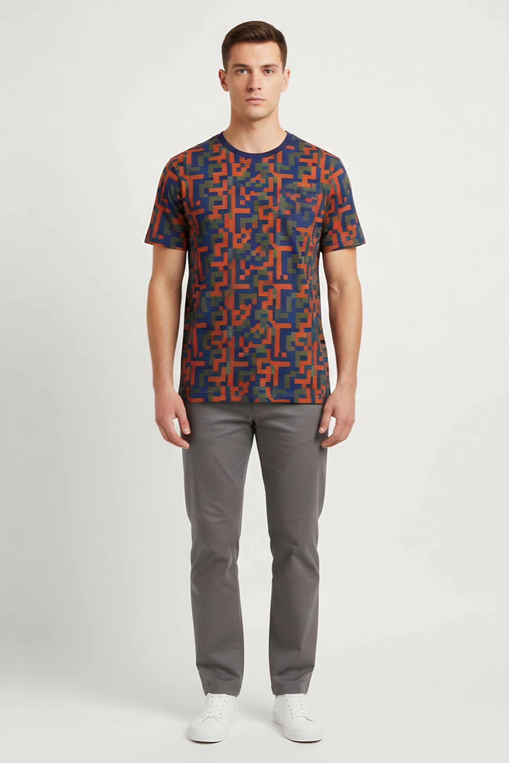 mens printed tshirt casual fashion