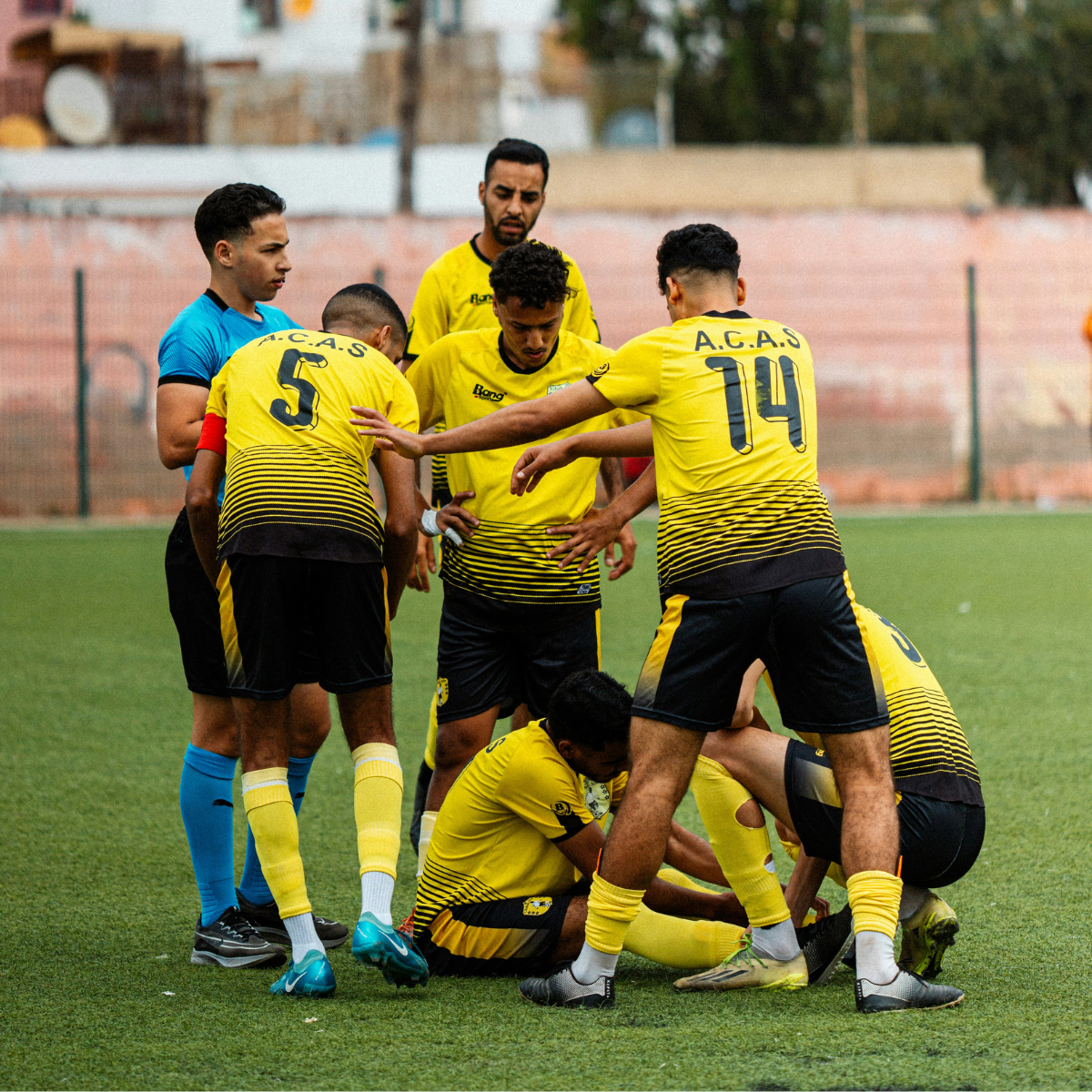 School uniforms school sports uniform football team action